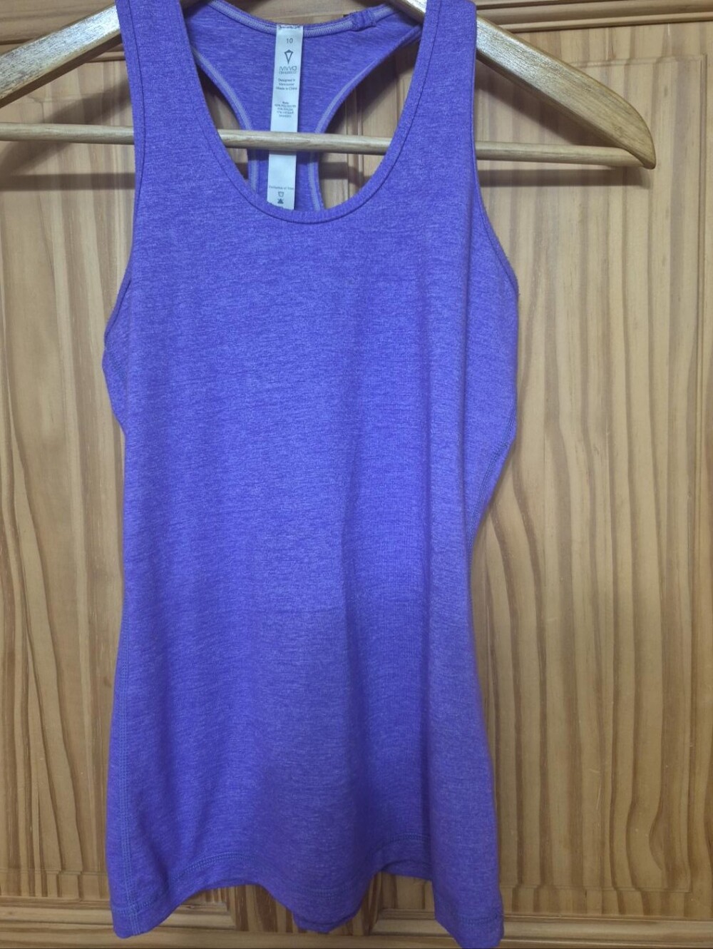 IVIVA by lululemon Girls/Youth Purple Racerback Athletic Tank Top Size 10